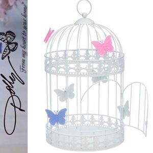 Dolly Parton Spring Decorative Butterfly Birdcage